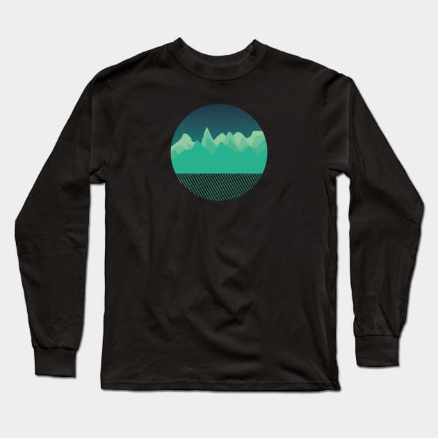 Glacier Long Sleeve T-Shirt by Srankez-Couron